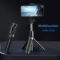 2022 new 3 in 1 wireless foldable mini selfie tripod monopod with bluetooth shutter for iphone 11 12 xiaomi smart phone