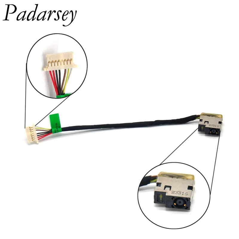 

Padarsey Replacement New DC Power Jack Harness Cable Plug in Connector Socket for HP 15-AC 15-AC113CL 15-AC121DX 15-AC163NR