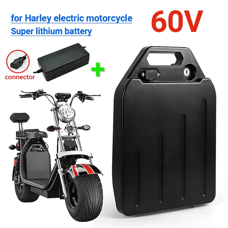 

ForHarley, электрический автомобиль, литиевая батарея, водонепроницаемая 18650 батарея 60 в 40 Ач для двухколесного складного электрического скутера Citycoco, велосипеда