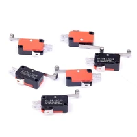 6pcs v 156 1c25 micro limit switch long hinge roller momentary spdt snap action for arduino pack of 6