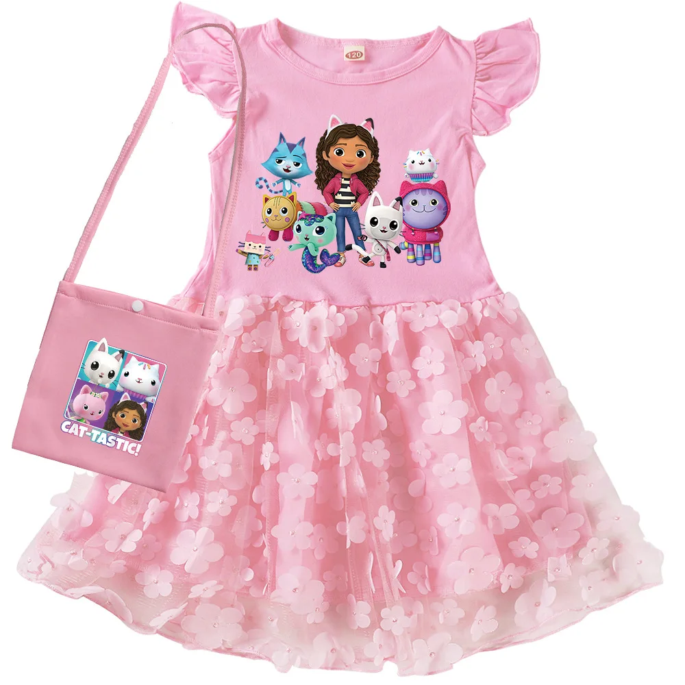 Детское летнее платье для косплея с коротким рукавом и повязкой на голову