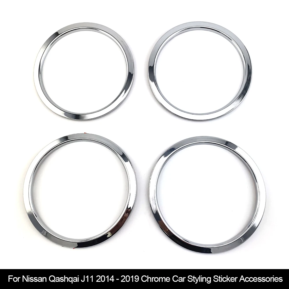 

4 шт., хромированная рамка для Nissan Qashqai J11 2014 - 2019