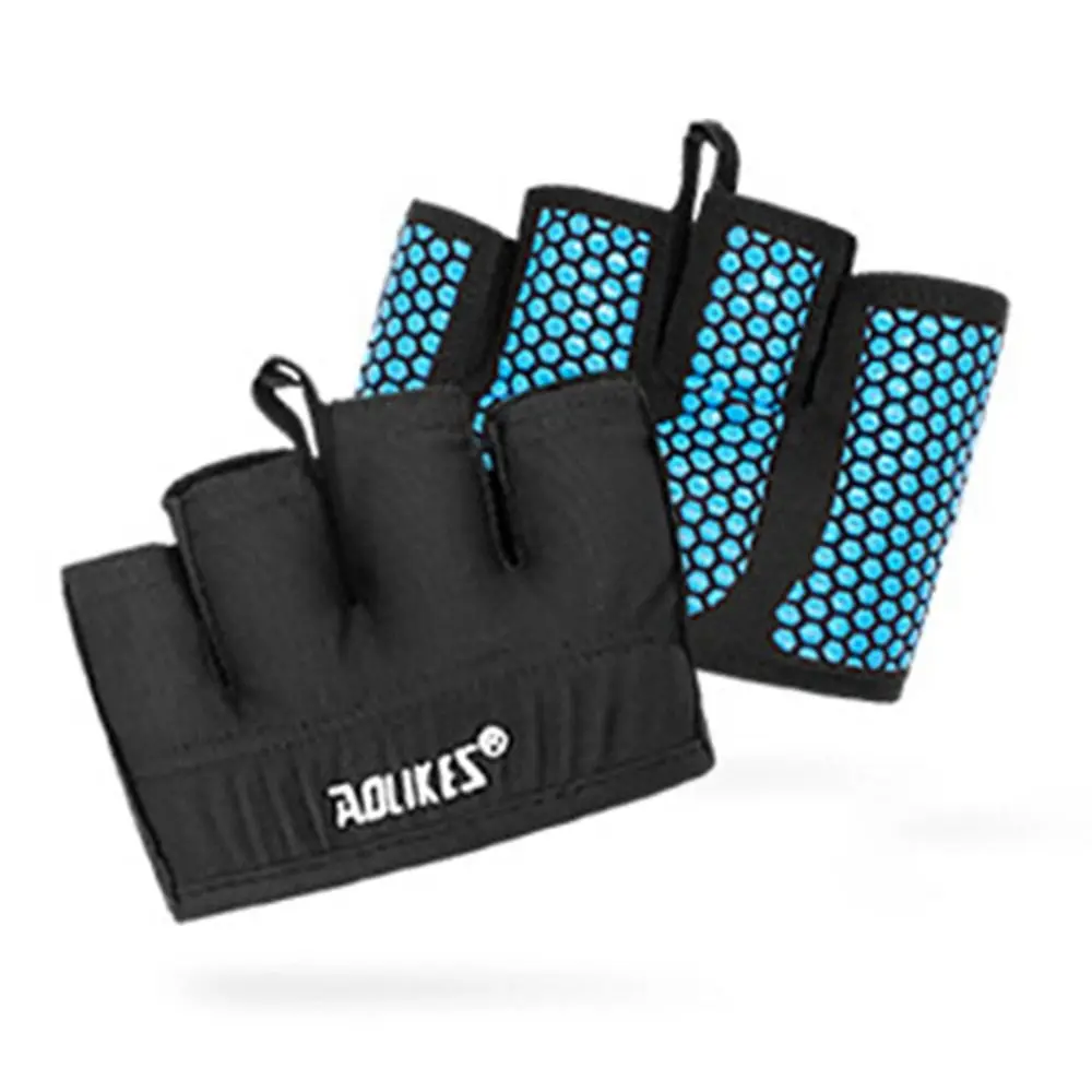 Противоскользящие перчатки с половиной пальца четыре повышающие силу захвата