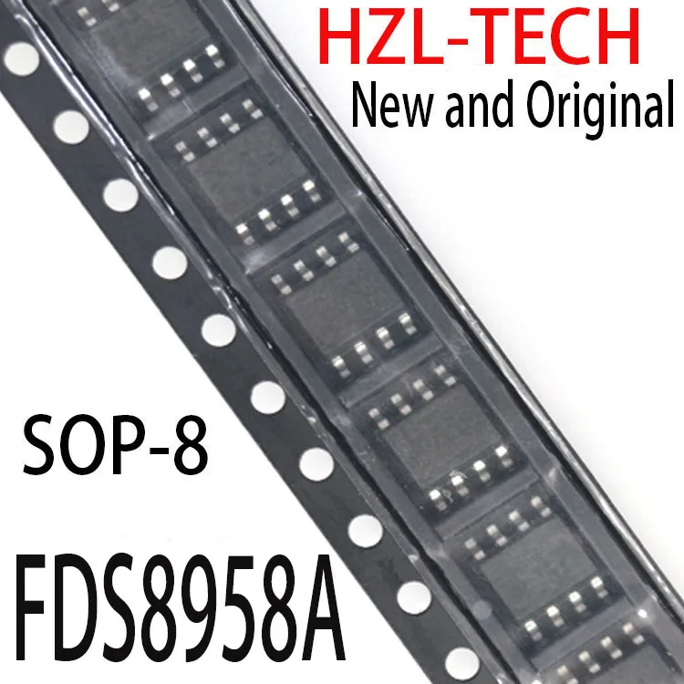 10 шт. Новый и оригинальный SOP8 FDS8958 SOP 8958A SOP SMD FDS8958A