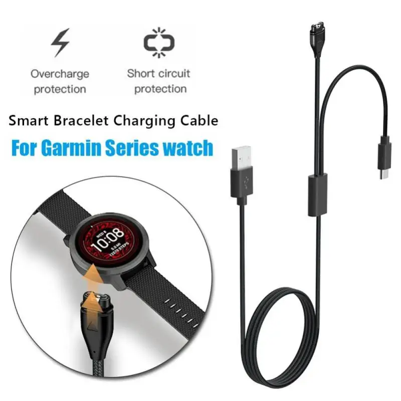

2023 Two-in-one Watch Charger For Garmin Forerunner 945/935/245/245M/45/45S/645/645M/Fenix 5S/5S Plus/5 Plus/5X/5XPlus/Quatix 5