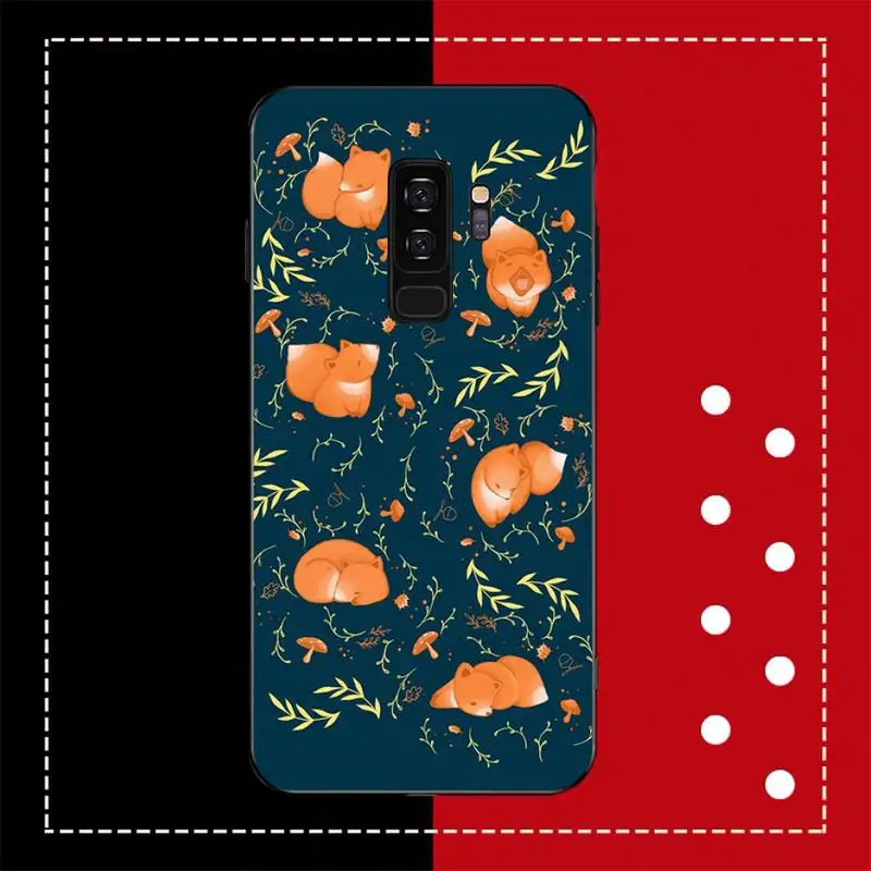 Fox Bling Cute Phone Case for Samsung S20 lite S21 S10 S9 plus for Redmi Note8 9pro for Huawei Y6 cover