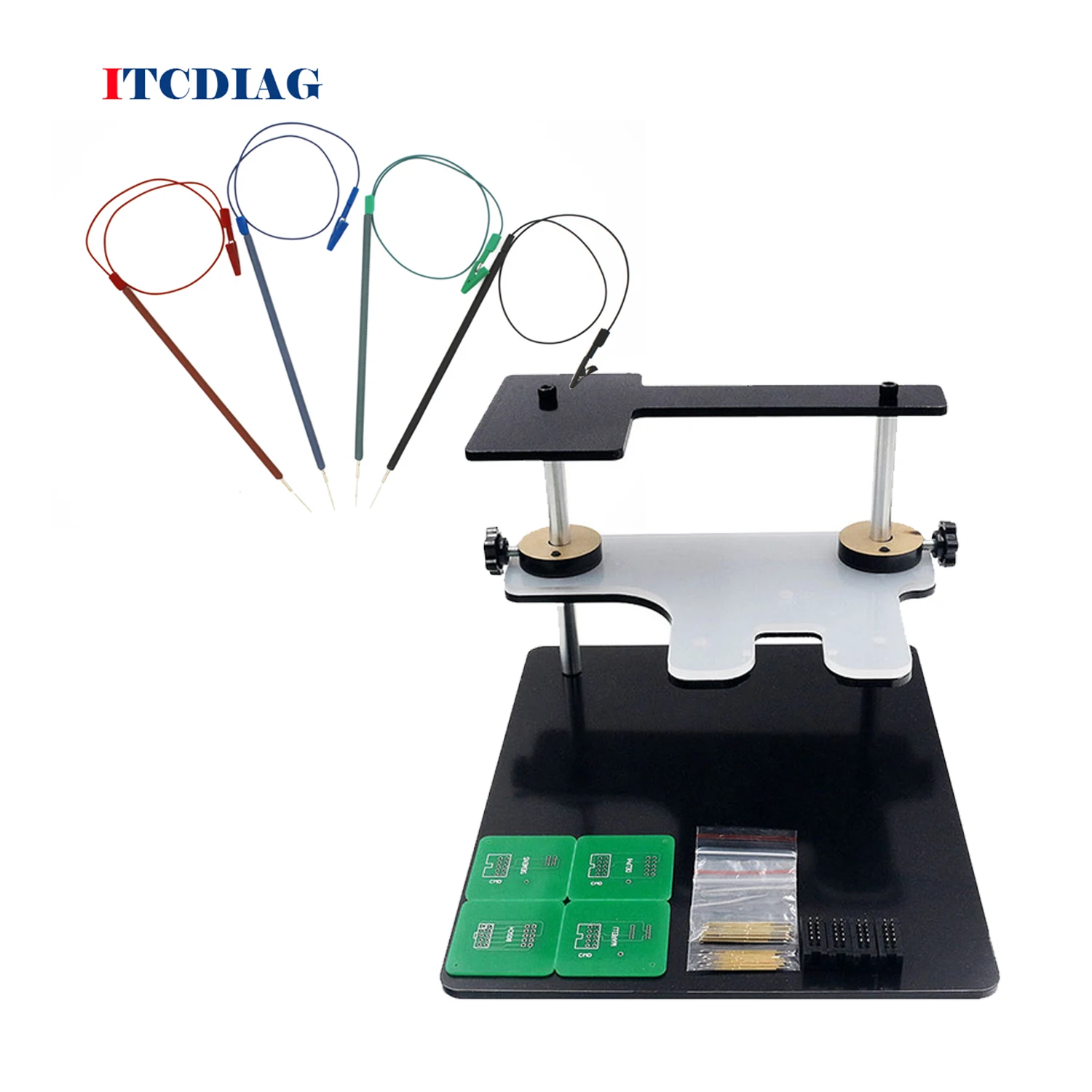 

BDM Frame Probe Pens 4pcs Pins With Cable Replacement Works LED BDM FRAME Programming Tool Full Set ECU Chip Tuning Programmer