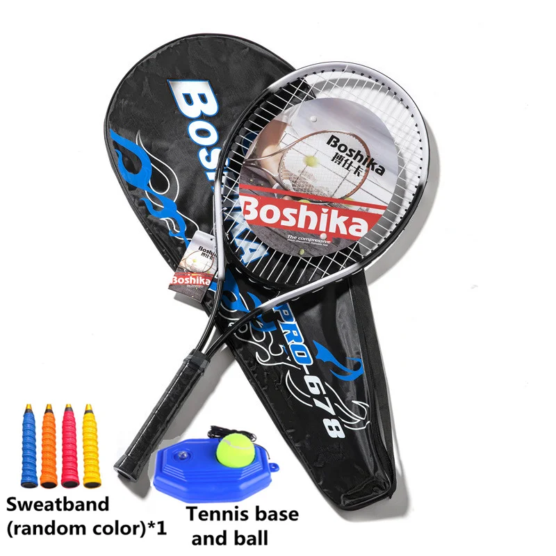 

New Tennis Racket Racket Package Equipment Men and Women Outdoor Sports Racket Accessories Racket Training Equipment Accessories
