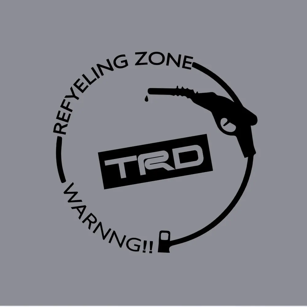 

1 шт. автомобильный Стайлинг 3D виниловая боковая крышка топливного бака логотип наклейки для Toyota Fortuner Chr Verso Hiace Prius Trd Corolla Yaris Rav4