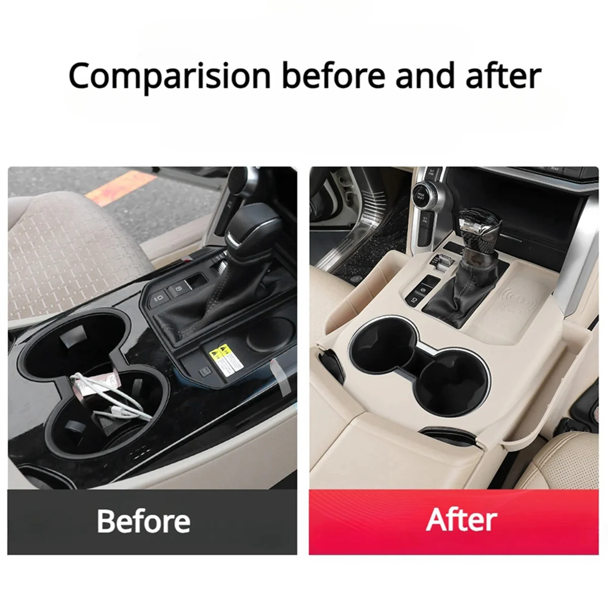 Органайзер резиновый на сиденье для хранения монет карт телефона Toyota Land Cruiser 300