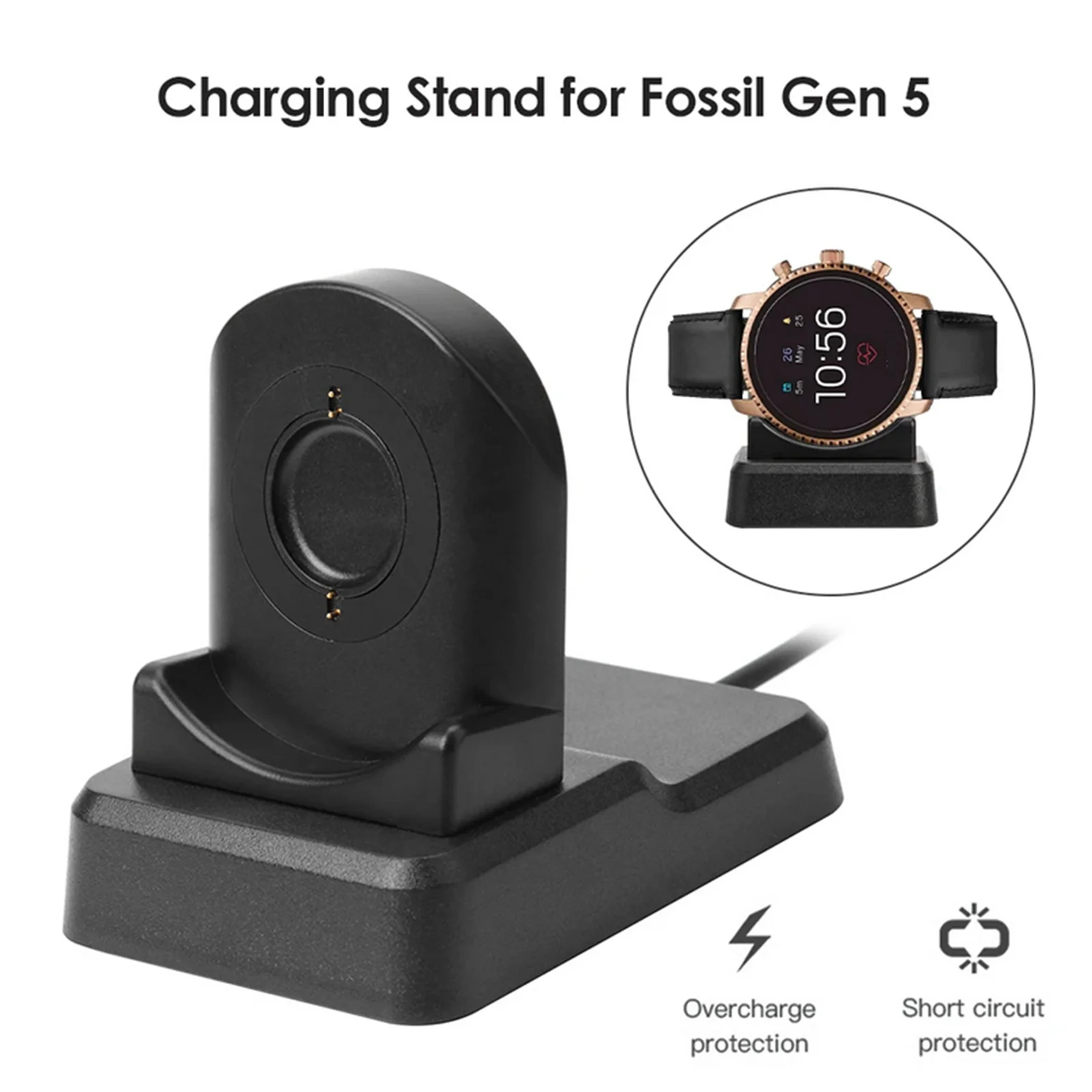 USB-зарядка для умных часов Fossil Gen 5/4 5 В длина 1 м