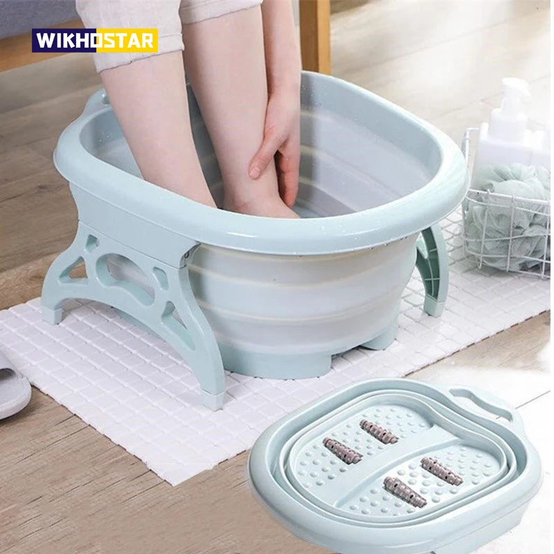 

Складная Массажная Ванна для ног WIKHOSTAR, Складная Ванна для педикюра