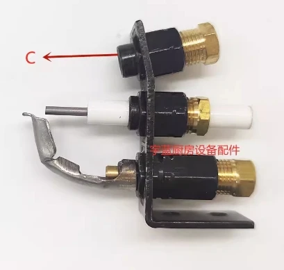 Игла зажигания три вилки две головка