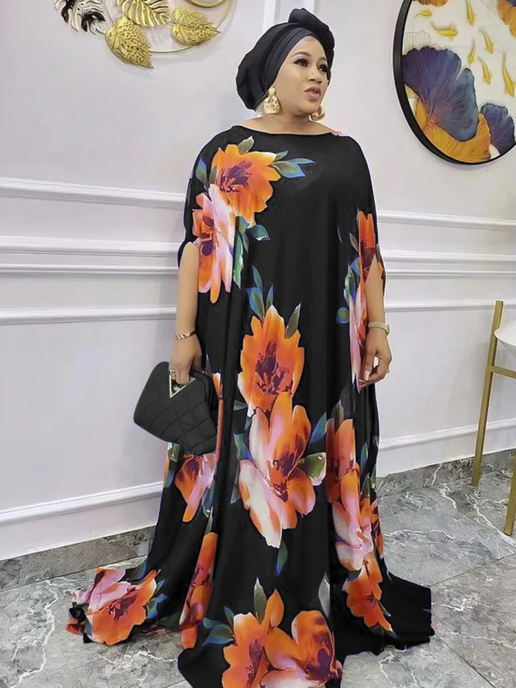 

Женский шифоновый наряд Gewaad с цветочным принтом, элегантный наряд для свадебной вечеринки в Анкаре