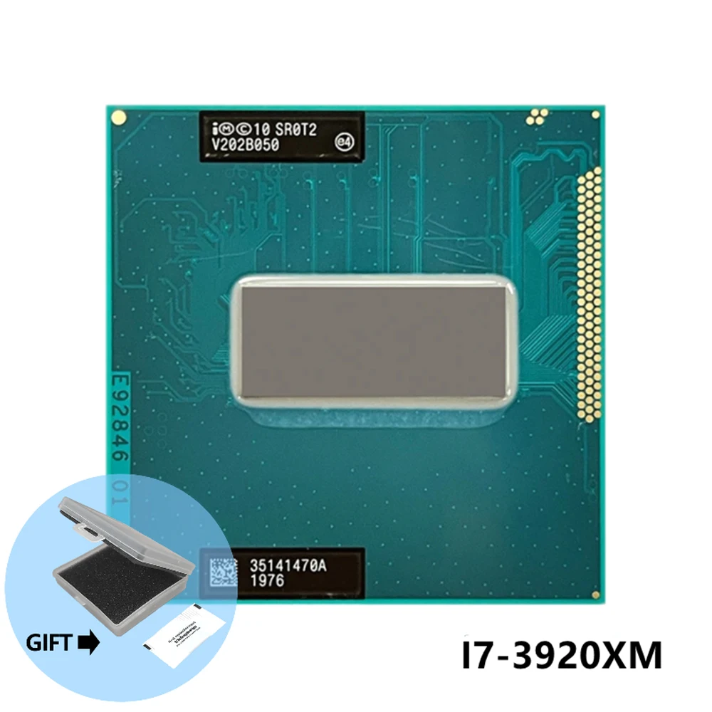 

Intel Core i7-3920XM i7 3920XM SR0MH SR0T2 2.9 GHz Quad-Core Eight-Thread CPU Processor 8M 55W Socket G2 / rPGA988B