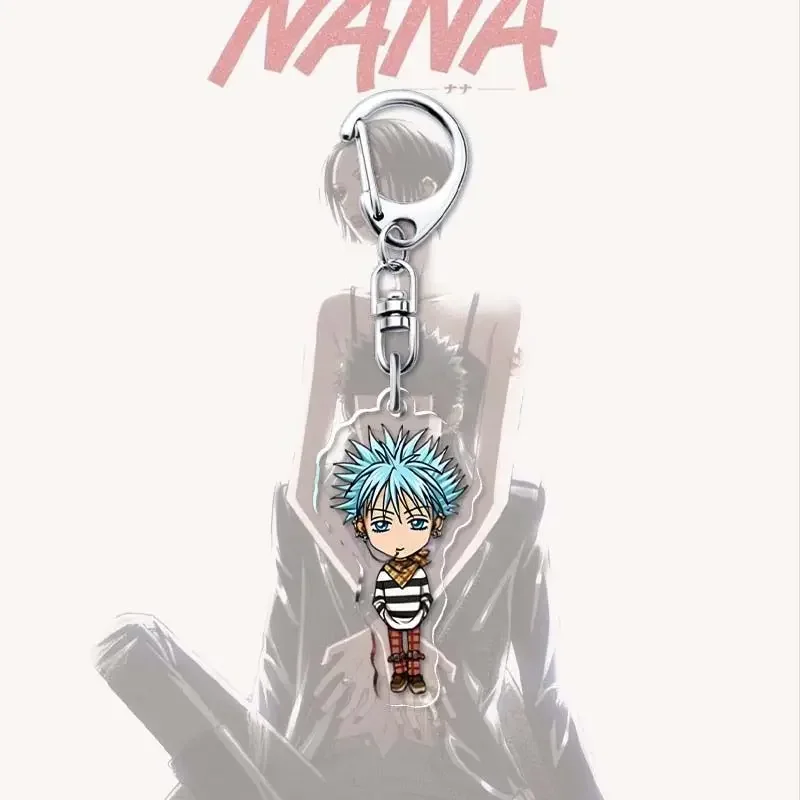 Аниме брелок для ключей женщин Komatsu Nano цепочка Terashima Nobuo мужской модная фигурка
