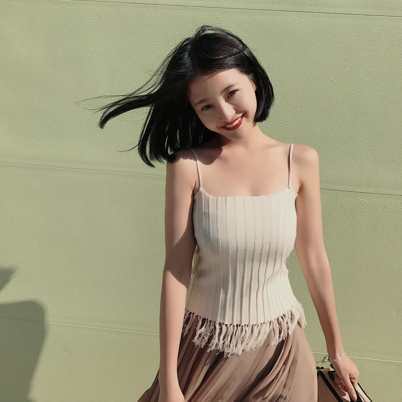 

Майка han, женский жилет, женский весенний топ с внутренней подкладкой, дизайнерский Топ для горячей девушки, верхняя одежда