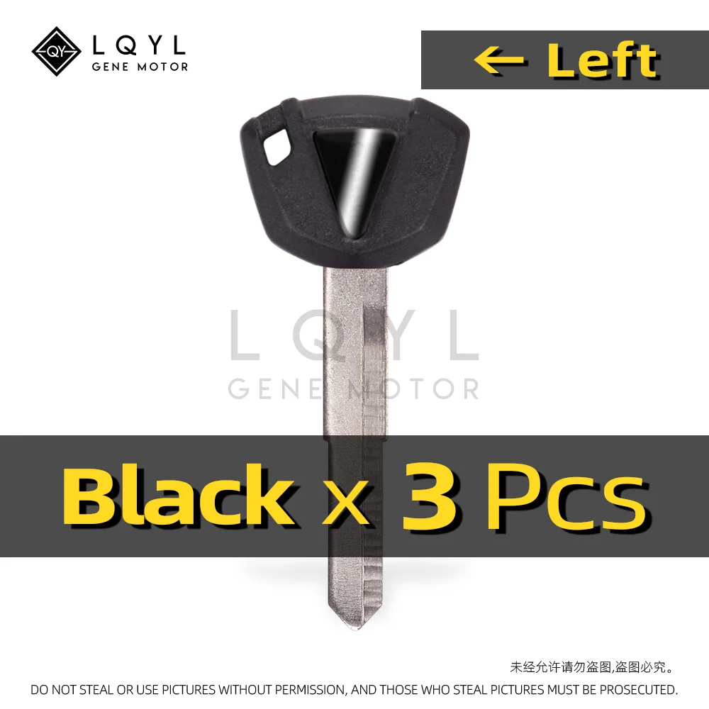 

3 шт. новый пустой ключ для мотоцикла, замена необрезанных ключей для Kawasaki ZX6R ZX9R ZX10R ZX12R ZX14R ZZR1400 Ninja ER6N ER6F ER6R KLE650