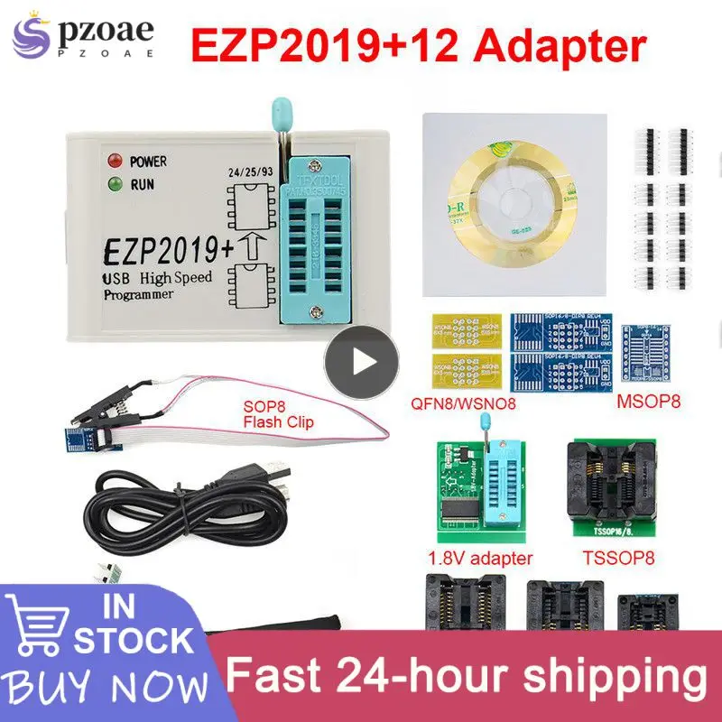 

High-speed Adapter Small Easy To Carry Spi Flash Programmer Ezp2019 Electronic Components Burn Offline Copy High Quality
