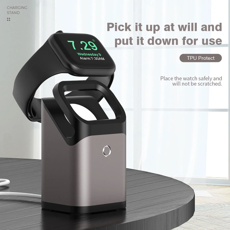 

Smartwatch Stable Holder Compatible with iwatch7/6/se/5 Creative Countertop Watch Rack Durable Tabletop Smartwatch Stand