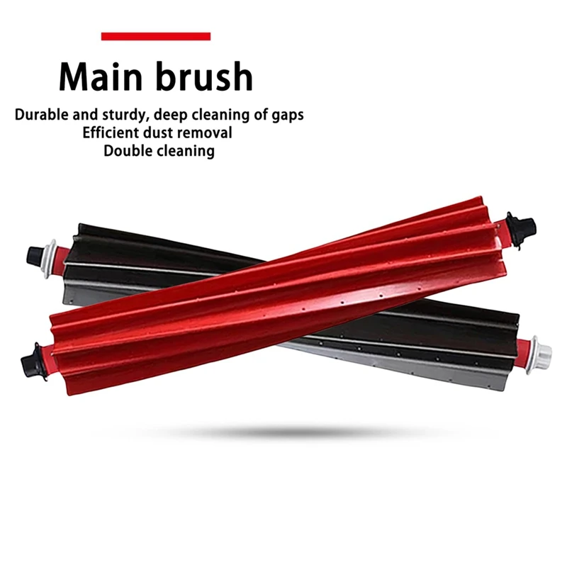 Комплект крышек основной щетки совместимый с пылесосом Roborock Qrevo Master/V20/P10S Pro