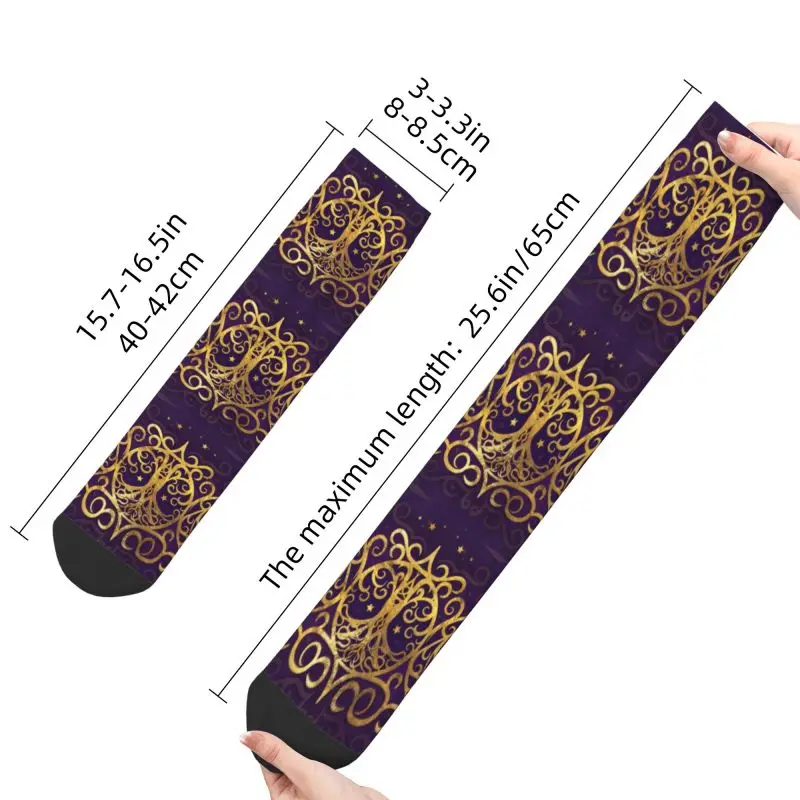 Носки мужские/женские/мужские с принтом в виде пентаграммы