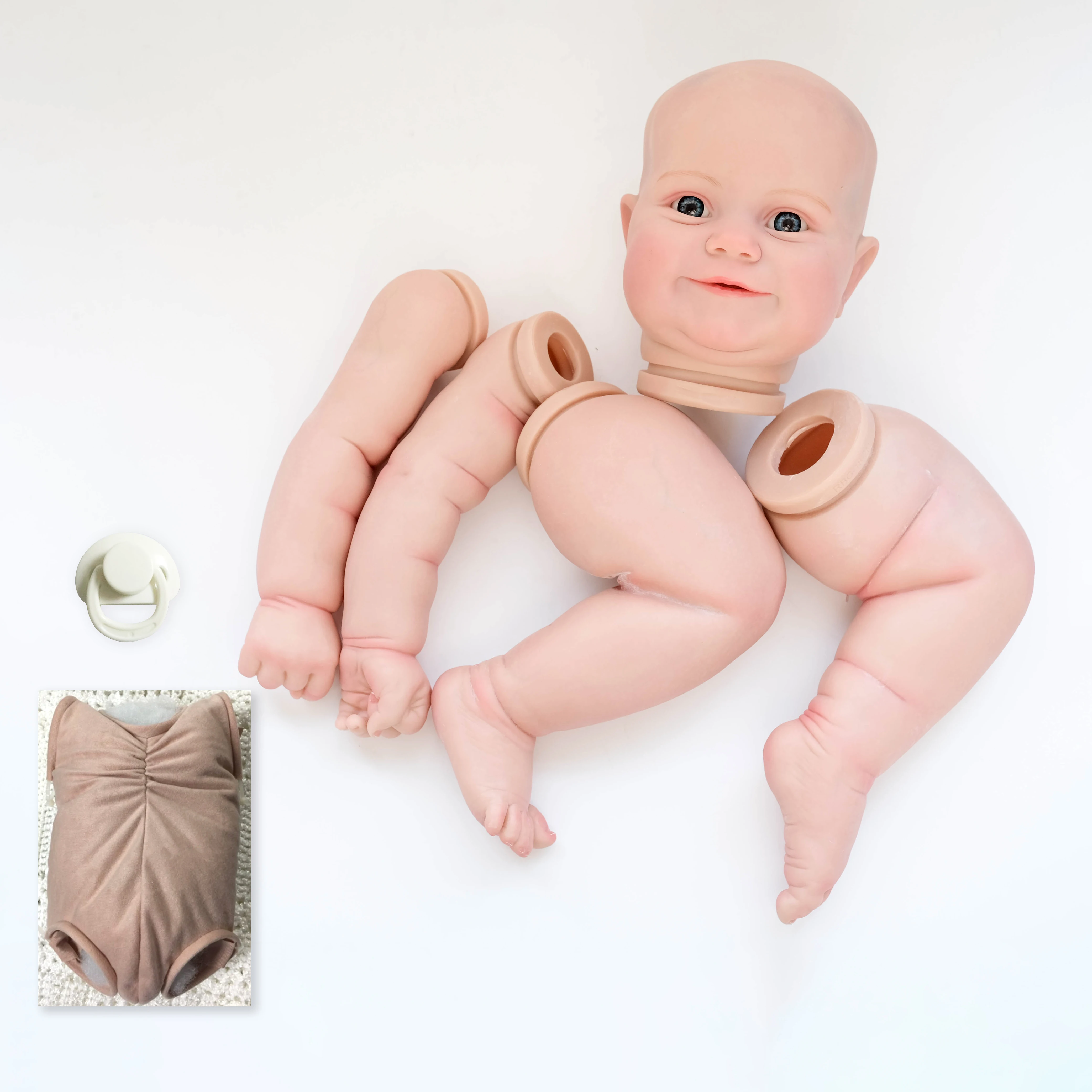 

NPK 24inch Finished Doll Already Painted Kits Maddie Very Lifelike With Many Details Veins same As picture