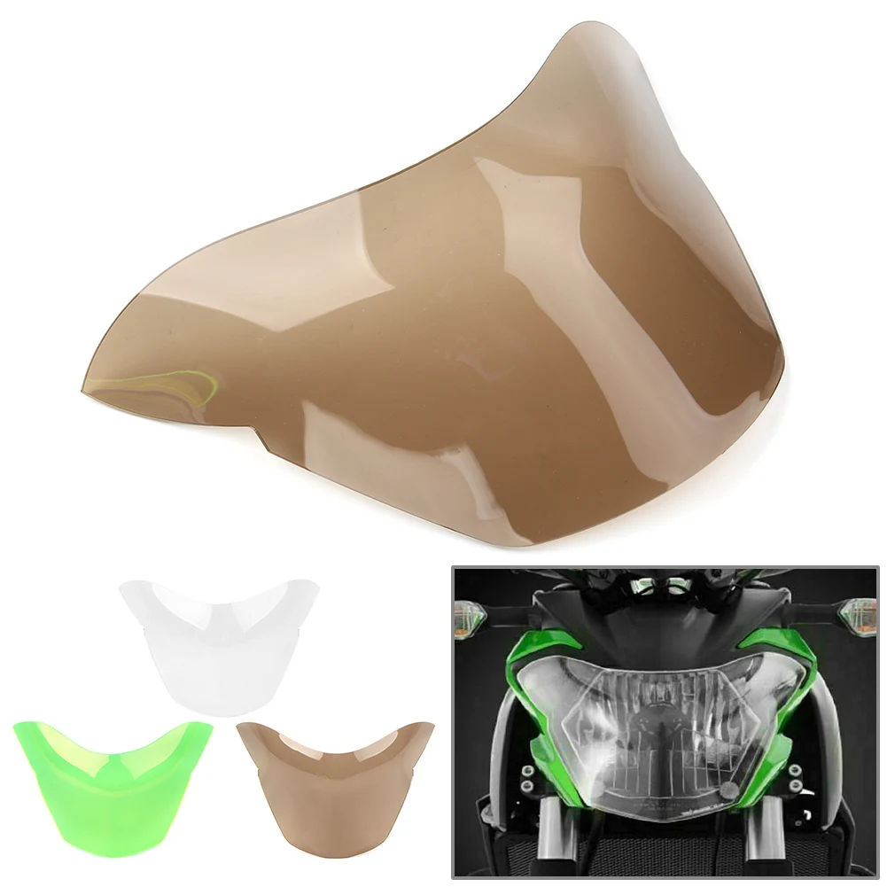 Мотоциклетная передняя фара защита экрана крышка объектива лампы для KAWASAKI Z650 2017