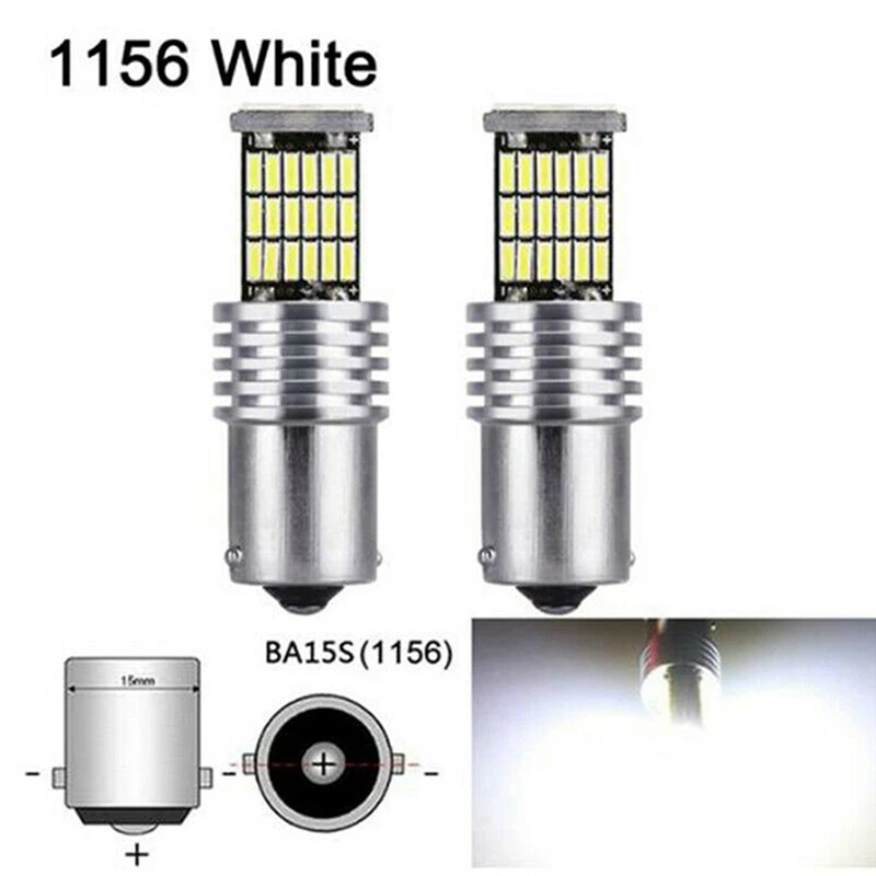 10X 1156 светодиодная CAN-шина 15 SMD BA15S P21W высокая мощность белый 6000K стоп-светильник
