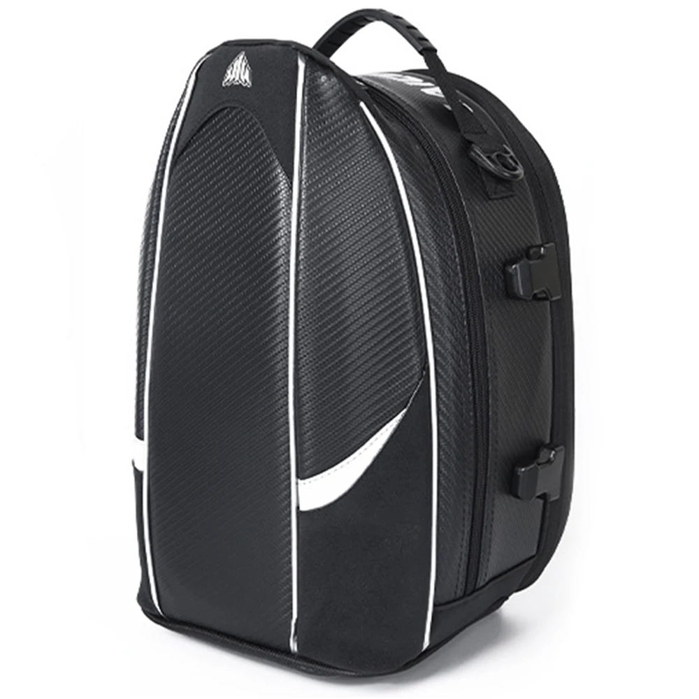 

Multifunctional Motorcycle Rear Seat Bag Motorbike Expandable Water-resistant Tail Bag Men Women Moto Riding Helmet Bag