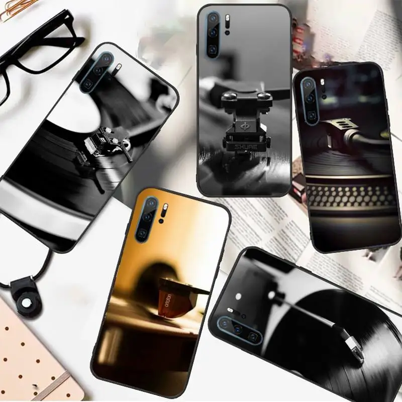 

Vinyl DJ Record Retro music Phone Case For Huawei honor Mate 10 20 30 40 i 9 8 pro x Lite P smart 2019 Y5 2018 nova 5t