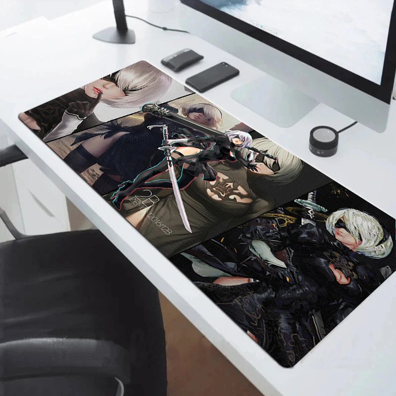 

Nier Mousepad Extended Pad Mouse Gaming Accessories Desk Protector Gamer 900x400 Computer Desks Keyboard Mats Pc Mat Mause Pads