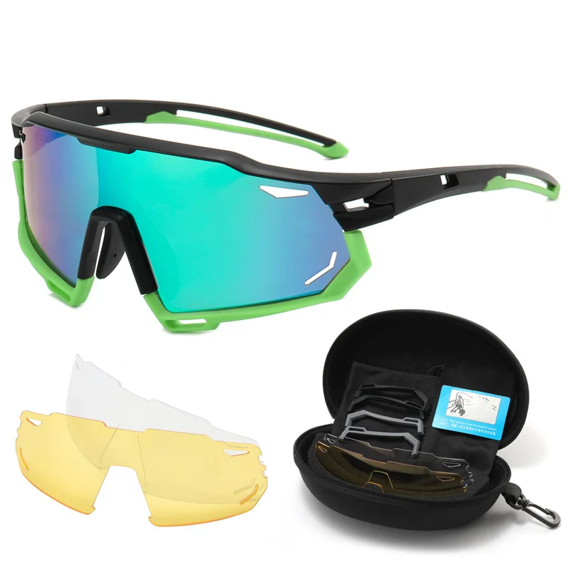 

2022 men's and women's sports light colored glasses, polarized light, mountain bike, road bike