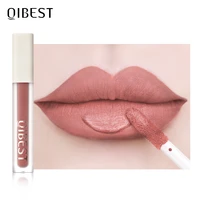 qibest matte lip gloss waterproof 12 colors mini lips makeup velvet nude lipgloss smooth lip tint long lasting liquid lipstick