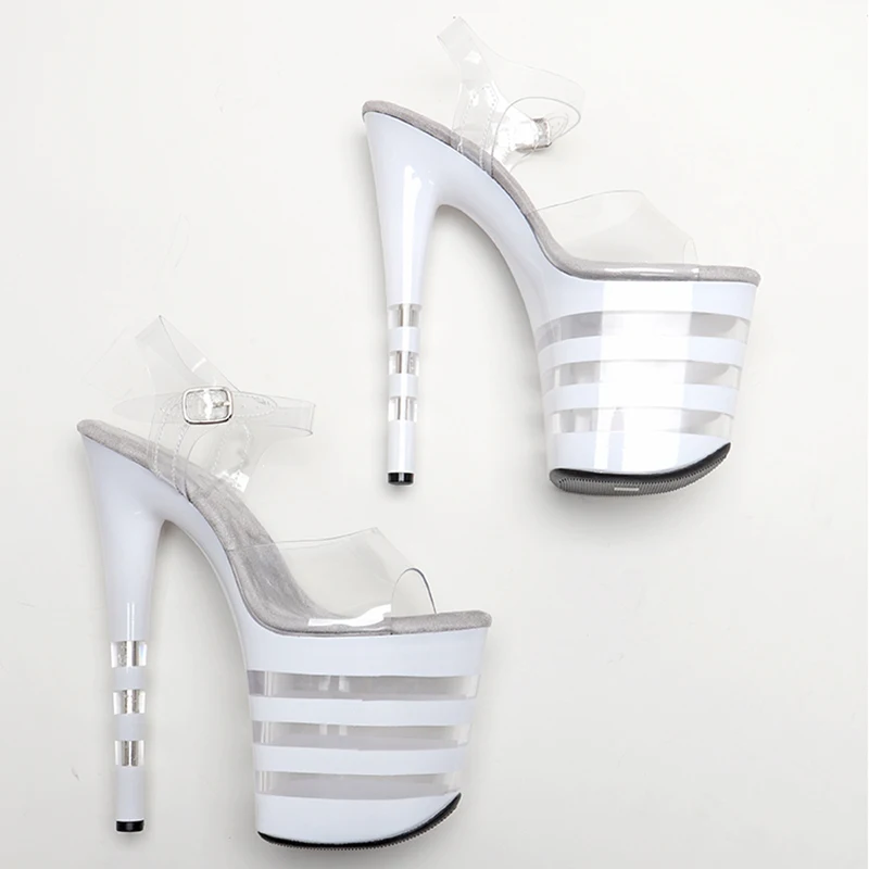 Leecabe 8Inch/20cm Women's Platform Sandals  party High Heels Shoes Pole Dancing Shoes