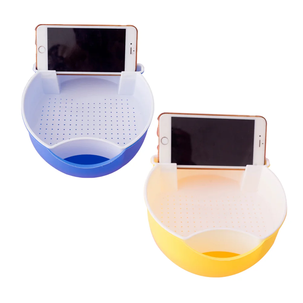 

Bowl Double Dish Fruit Desktop Nutplate Tray Appetizer Plates Pistachio Stand Lazy Layer Snackholder Dry Fruits Snacks Storage
