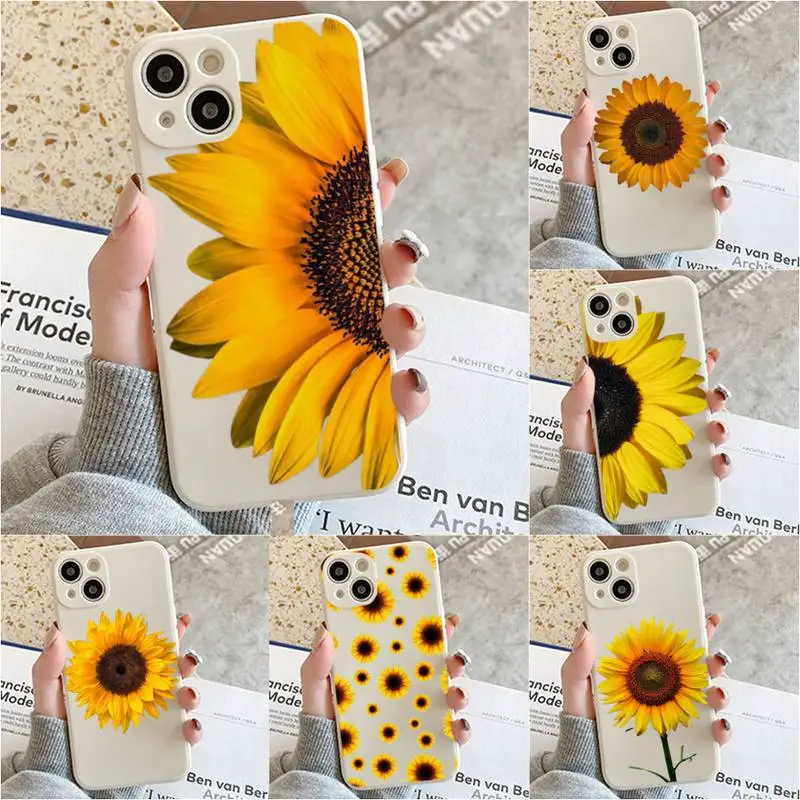 

Sunflower Phone Case For Iphone 7 8 Plus X Xr Xs 11 12 13 Se2020 Mini Mobile Iphones 14 Pro Max Case