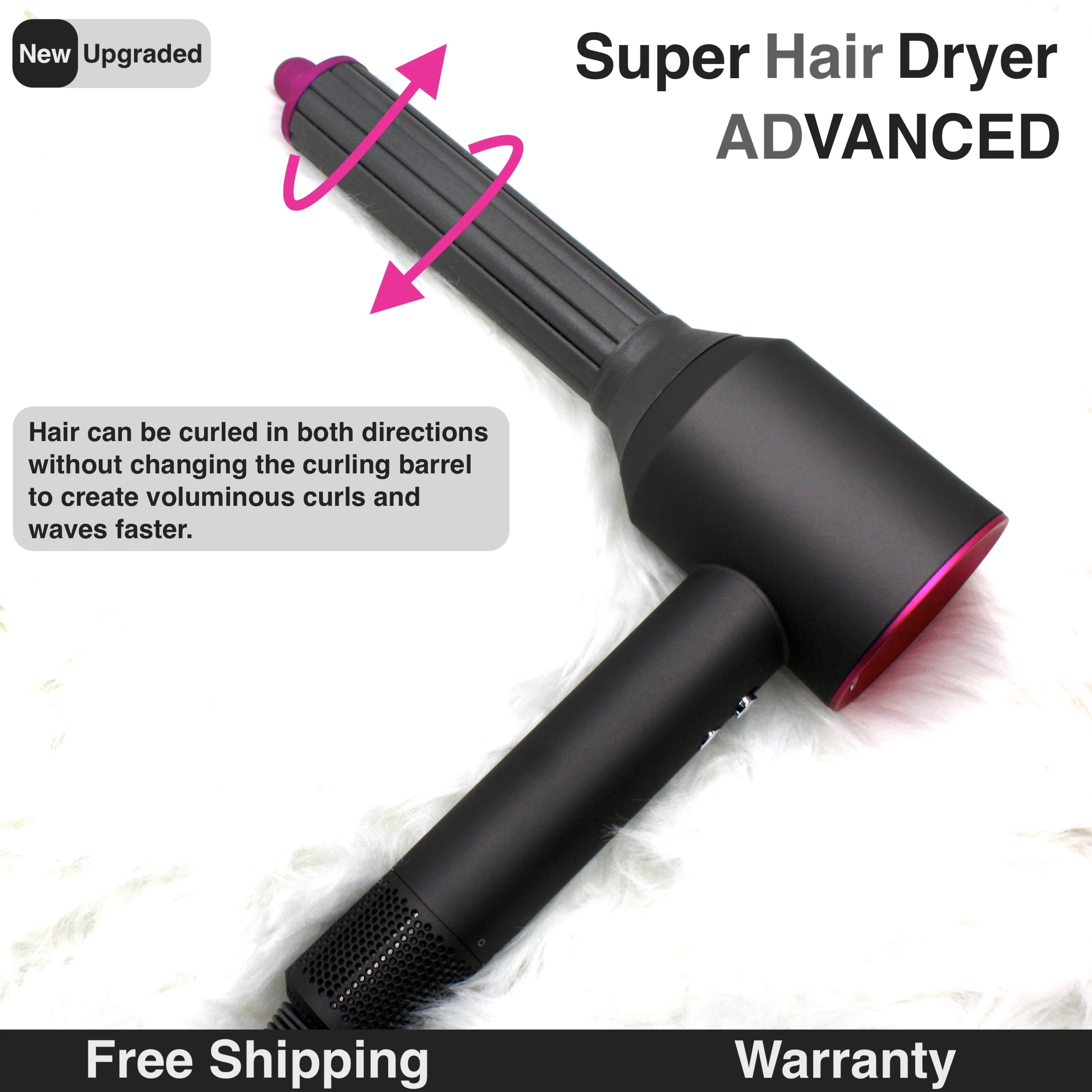 New Curling Nozzle For Dyson Hair Dryer Attachment Curling Nozzle For Super Hair Dryer Attachments