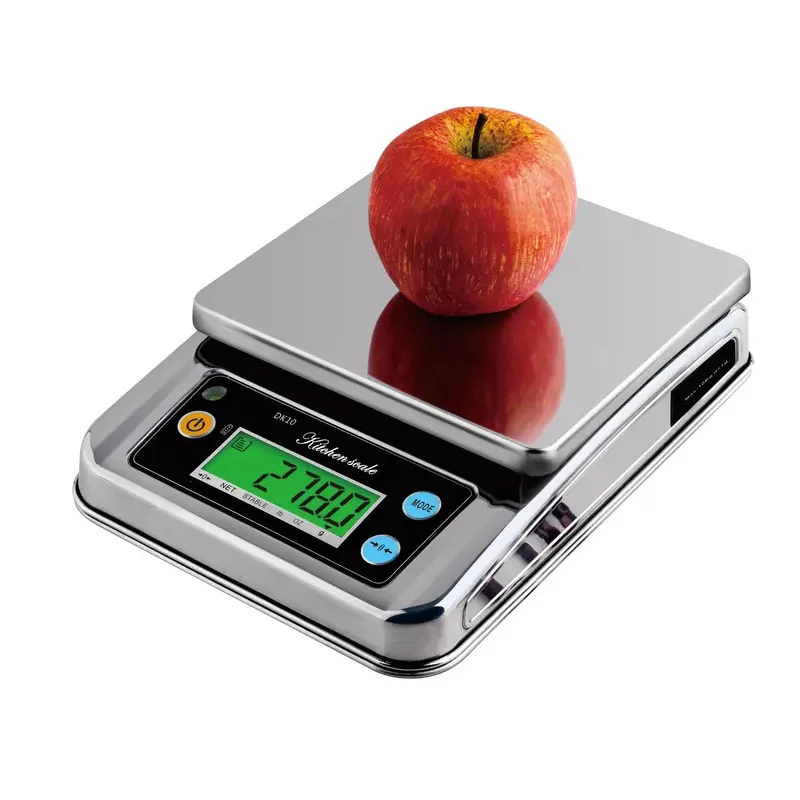 DK10 Цифровые полные кухонные весы из нержавеющей стали 10 кг 1 г пищевые цифровые