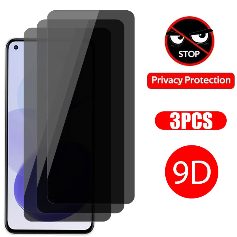 

3PCS Privacy Glass for Xiamo Mi 12 11 Lite 11T 12T Pro Anti-Spy Screen Protector for Poco F3 F4 GT F2 M3 M4 X3 Pro X4 GT M5S M5