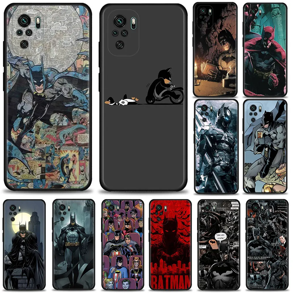 Чехол для Телефона DC-Batman Xiaomi Redmi Note 9s 9 10 11 8 pro 7 11t 9t 8t 9a 9c k40 силиконовый чехол |