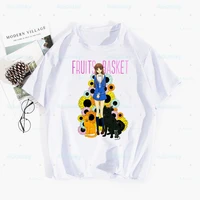 fruits basket t shirt women 90s graphic harajuku anime japanese tops tees cute kawaii cartoon kyo sohma shirt short sleeve
