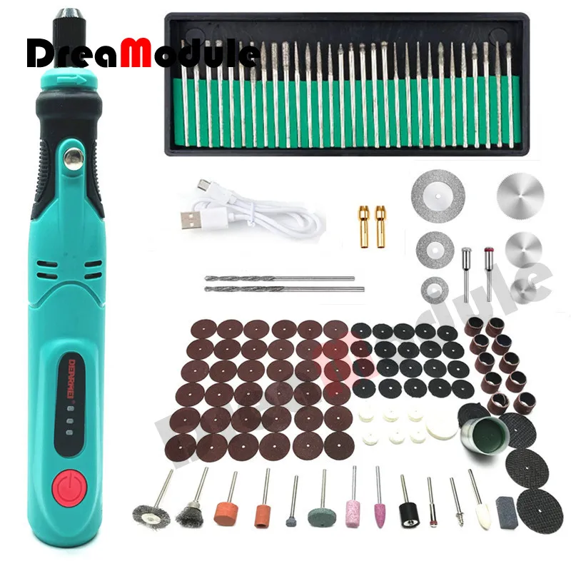 3-Gear Electric Drill Grinder Engraver Pen Grinder Mini Adjustment Power Tools Grinding Adjustable Rotary Tool Kit for Polishing