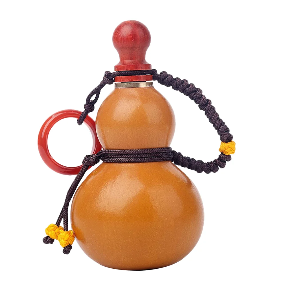 

Gourd Wu Lou Shui Feng Chineselu Gifts Birthday Statue Ornament Mom Natural Wood Charm Hu Calabash Amulet Wealth Dried Cucurbit