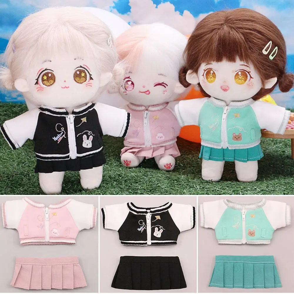 

Mini Clothes Cotton Stuffed Dolls Toys Accessories Doll Sports Clothes Casual Wear Coat Doll Skirt 20cm Doll Clothes