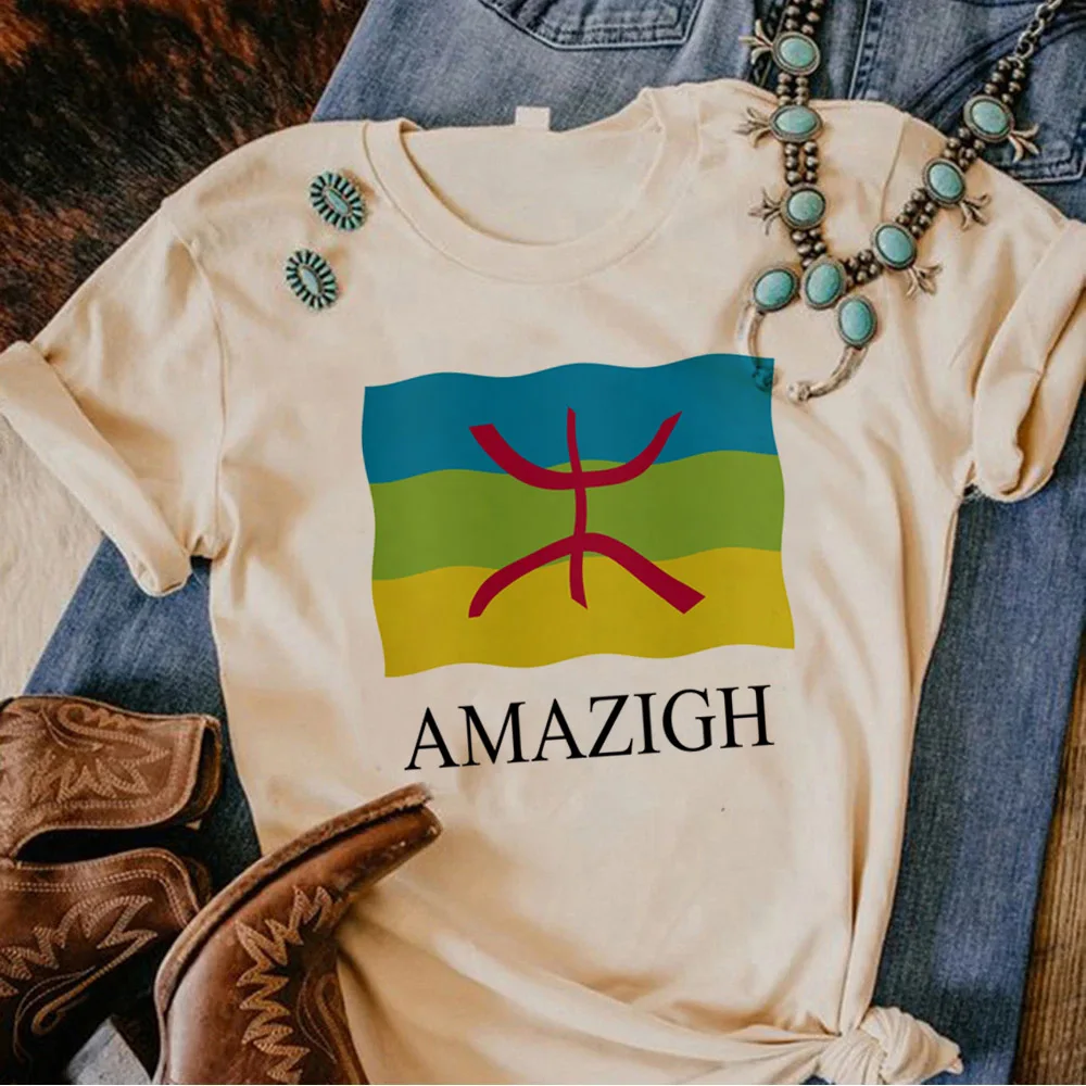 Женская летняя футболка Amazigh Модель 2000s одежда с изображением комиксов