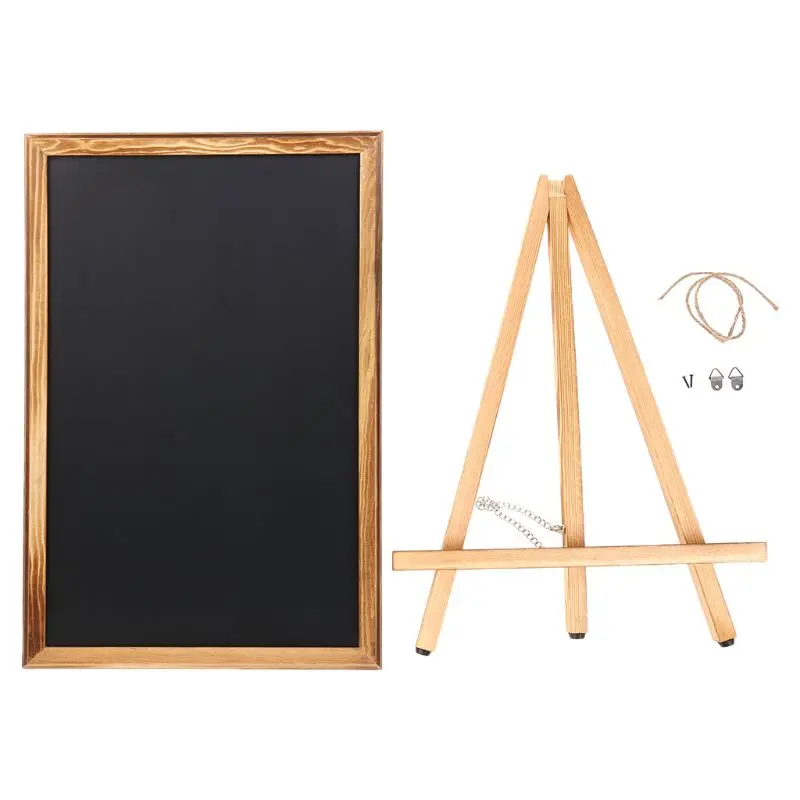 

Desktop Memo Message Blackboard Easel Chalkboard Bracket Sketchpad Kids Writing Boards for Restaurant Sign