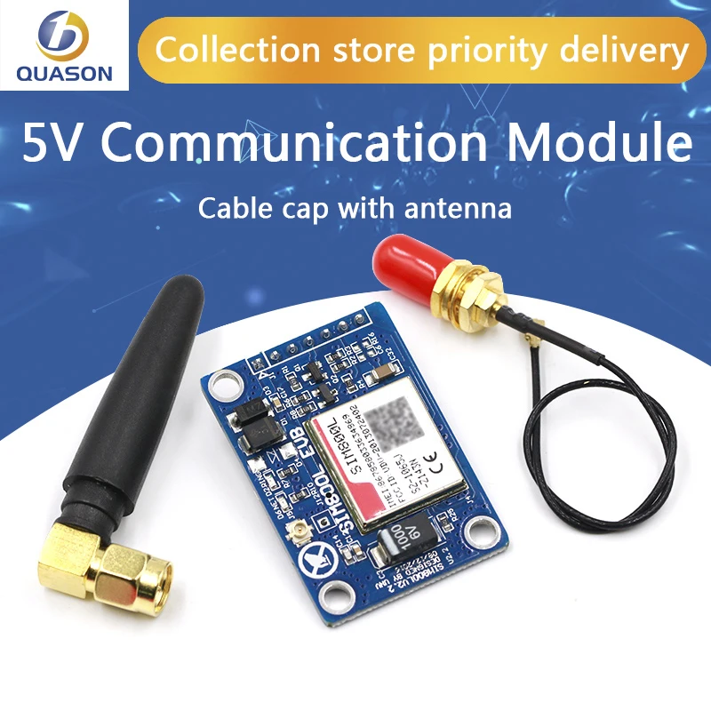 SIM800L V2.0 5V беспроводной GSM GPRS модуль четырехдиапазонный с антенной кабельный
