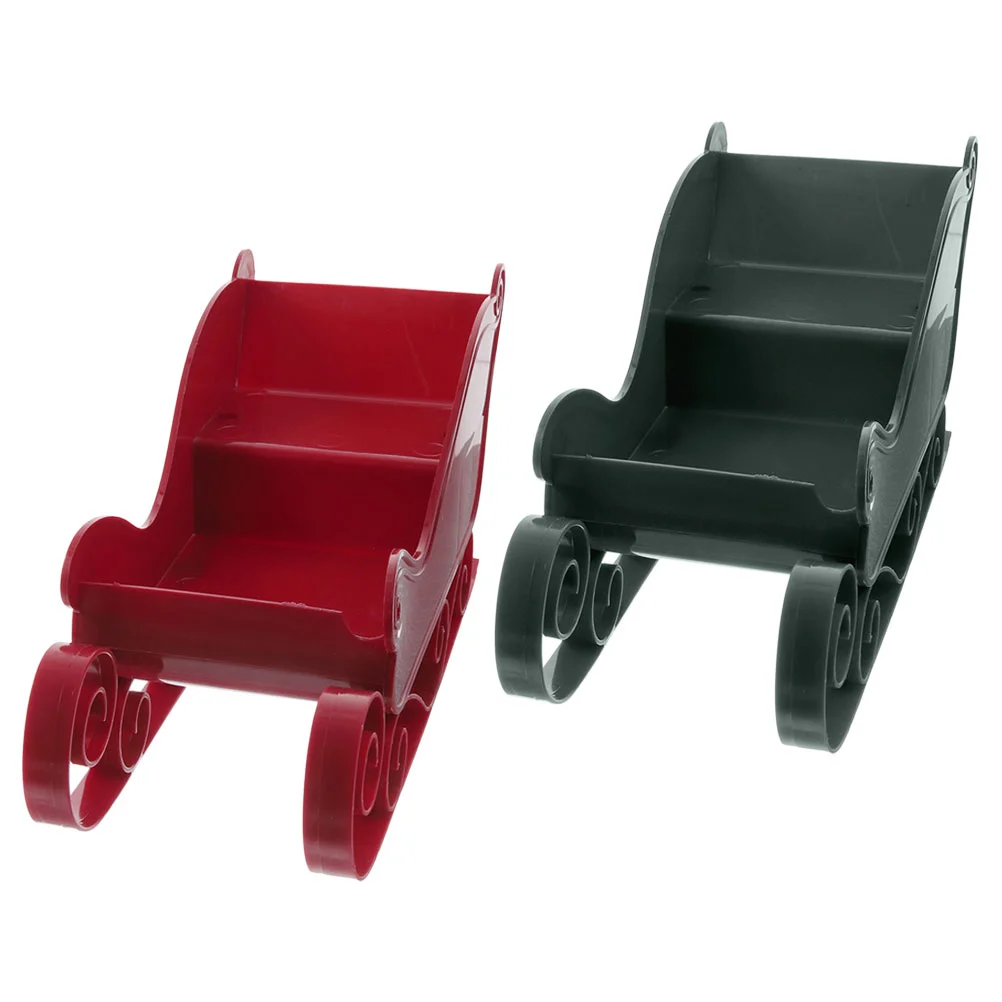 

Рождественские сани, подарок, Декор, пластиковое украшение, настольное мини-украшение