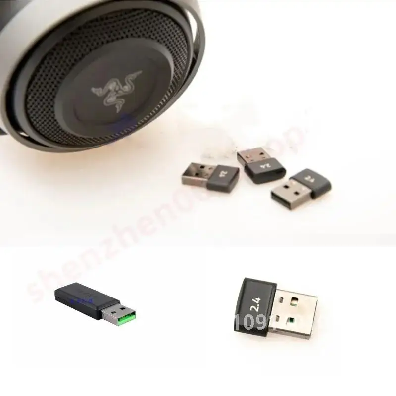 Для Razer Nari/Nari Essential/Nari Ultimate беспроводные игровые наушники USB-приемник передача